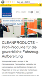 Mobile Screenshot of cleanproducts.de